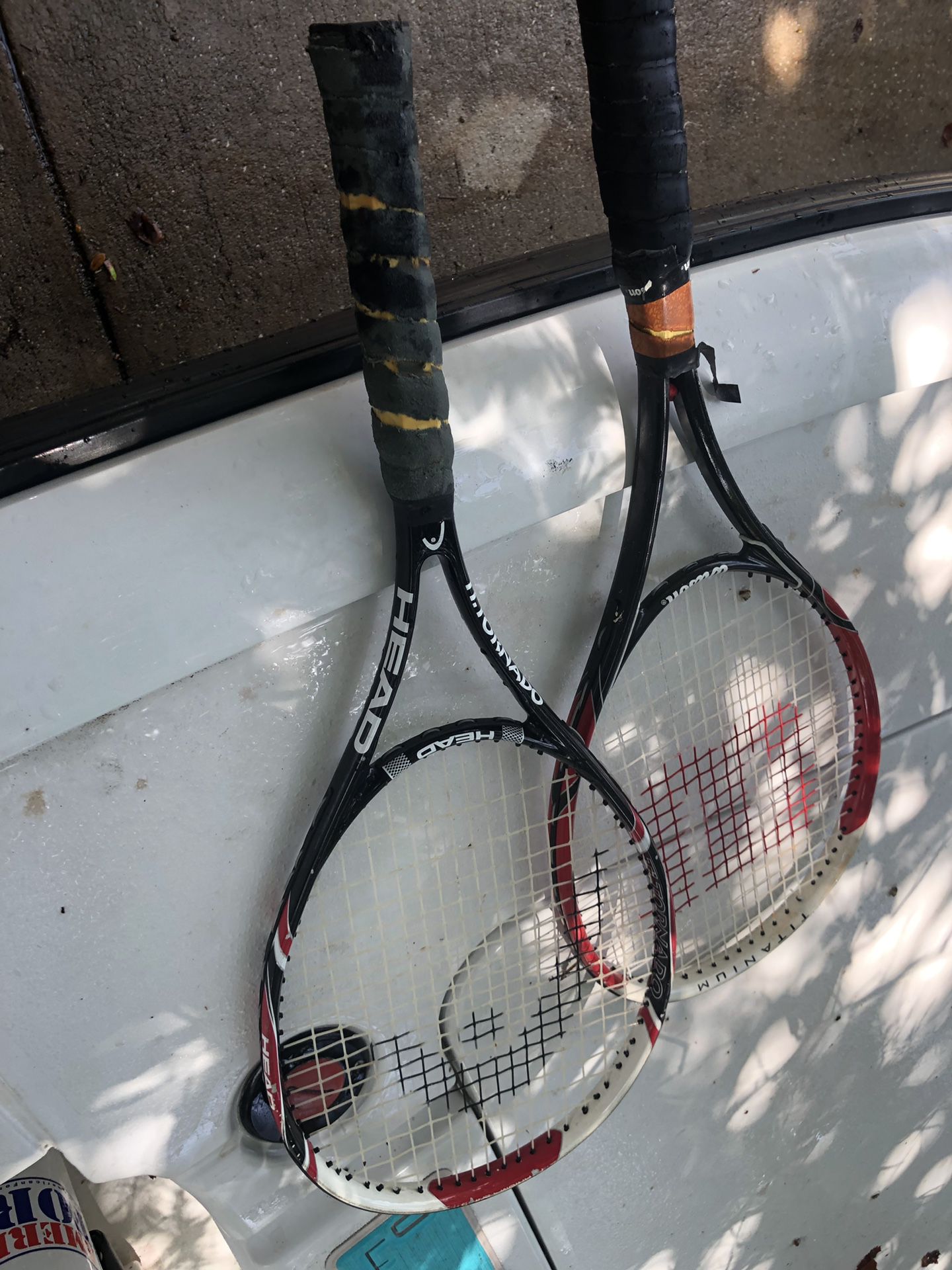 Head & Wilson tennis rackets