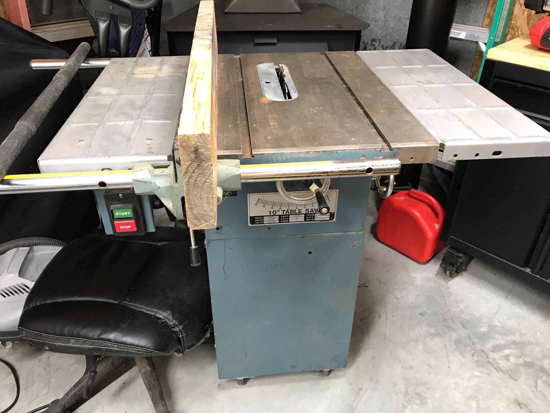 Central machinery 10”table saw for Sale in Milton, WV OfferUp