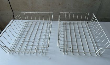 Wire bins set of 2