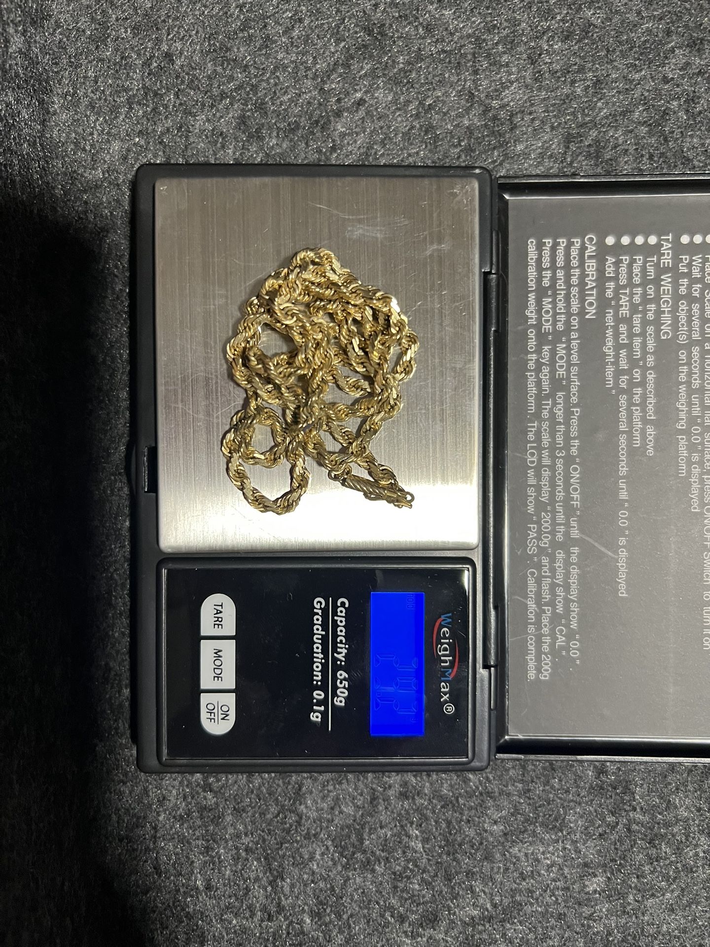 Gold Rope Chain