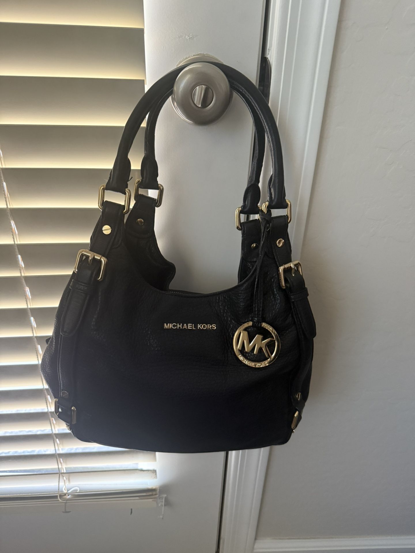 Michael Kors Black Leather Bag