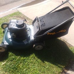 Push lawn mower is running $120 firm