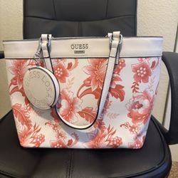 GUESS Los Angeles floral Tote Bag