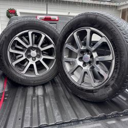 GMC Canyon Denali OEM 20” Wheels & Michelin X-Ice Snow Tires – Set of 4