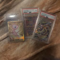 Pokémon Lot – Mew / Mewtwo Slabs + Gold Mew