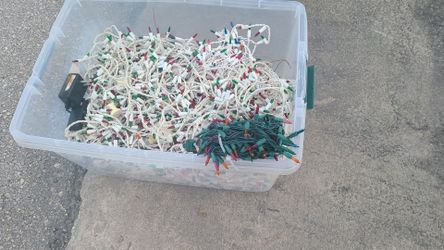 Multicolor Christmas String Lights Lot