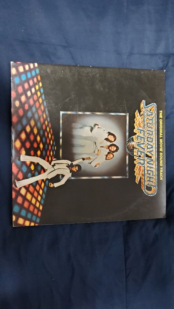 Saturday Night Fever Bee Gees Soundtrack Original Vinyl Record 1977.