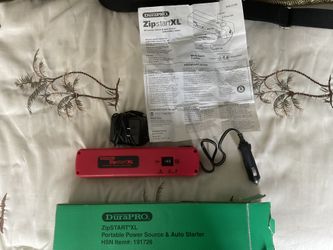 DuraPRO ZipSTART XL Portable Power Source & Auto Starter