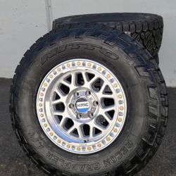 17" KMC rims w- 32" Nitto Recon Grappler Tires.  $1900