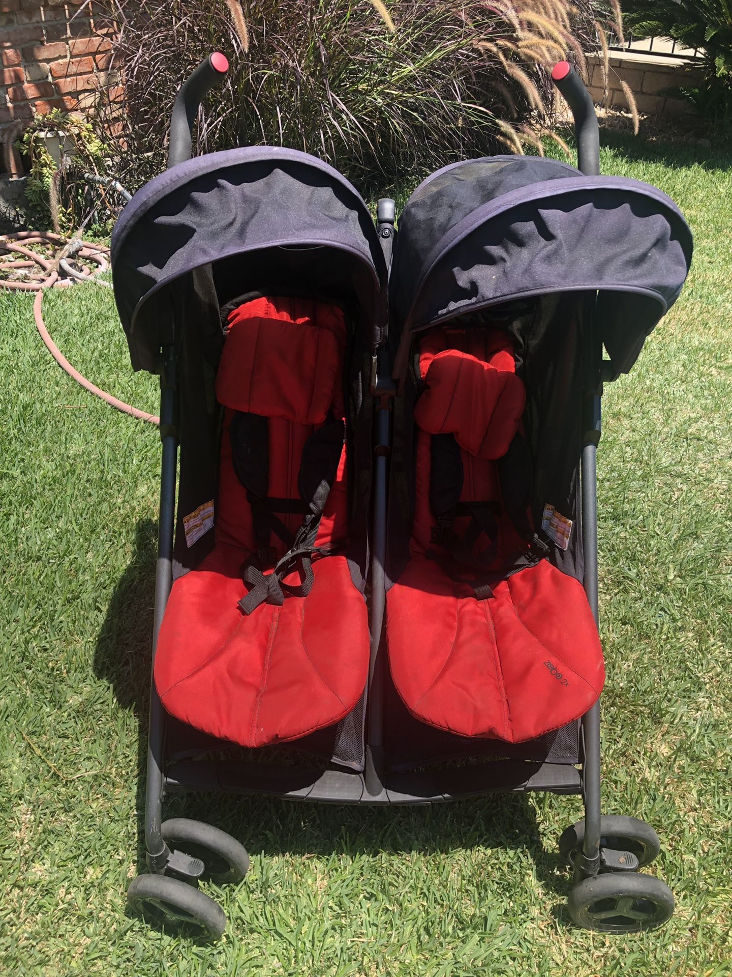 Zobo Double Stroller - Side by side