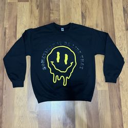 Hoodies And Crewnecks Melting Smiley Face ( Sometimes It Be Like That)