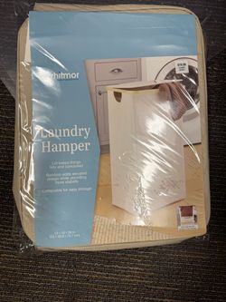 Whitmor Collapsible Bamboo Laundry Hamper