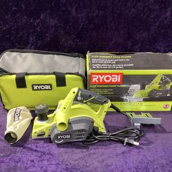 RYOBI 6 Amp Corded 3 1 4 in. Hand Planer w Dust Bag LIGHTLY USED B.NEW CONDITION 60 for Sale in Irving TX OfferUp