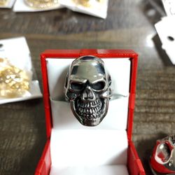 Stainless Steel Skull Ring 