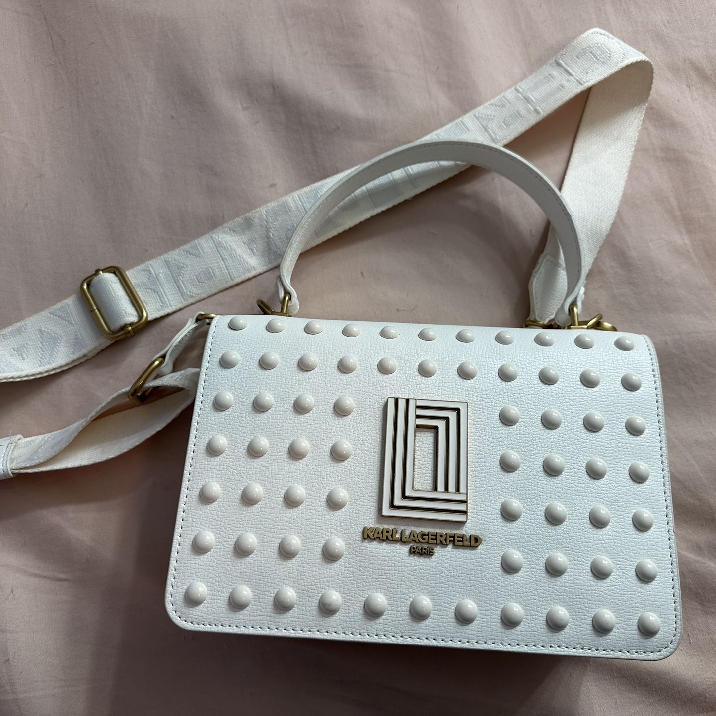 KARL LAGERFELD MAYBELLE CROSSBODY BAG WITH WIDE STRAP - NEW WITH TAG for  Sale in Pompano Beach, FL - OfferUp