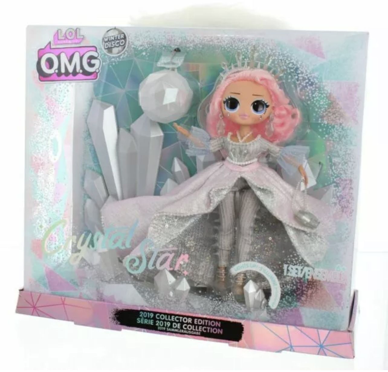 LOL Surprise OMG Crystal Star 2019 Collector Edition Doll Winter Disco in Hand