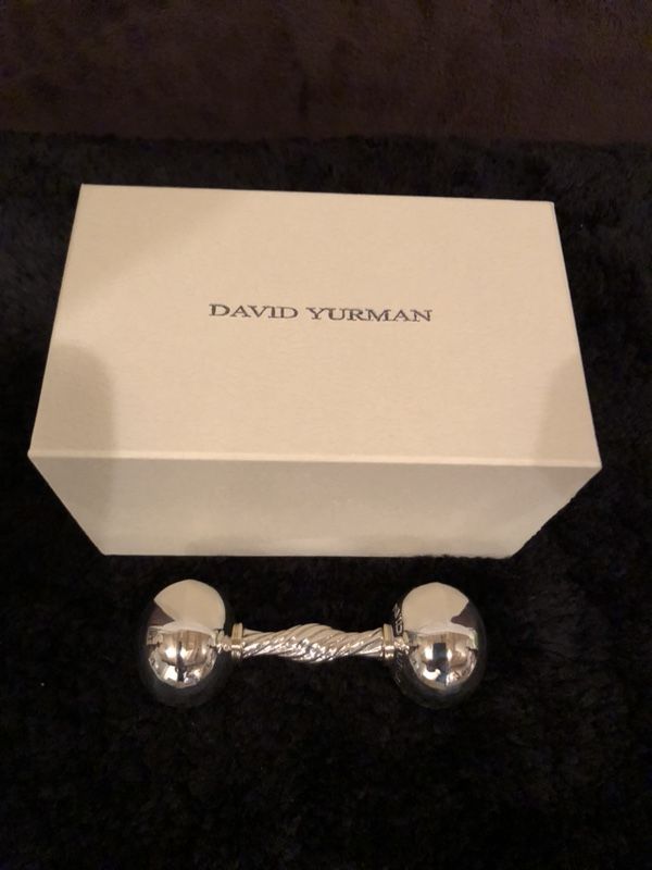 David yurman sale baby rattle