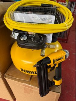 Dewalt pancake air compressor with nailer kit
