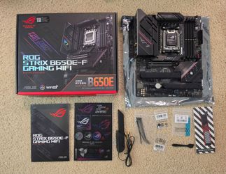ASUS ROG Strix B650E-F Gaming WiFi AMD AM5 Motherboard - LIKE NEW