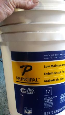5 gallon principal floor finish