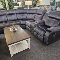 🛋️ NUEVA Sala Secciónal 3 Sillas Reclinable EN CAJA 📦  🚛 Entrega Disponible 🛋️