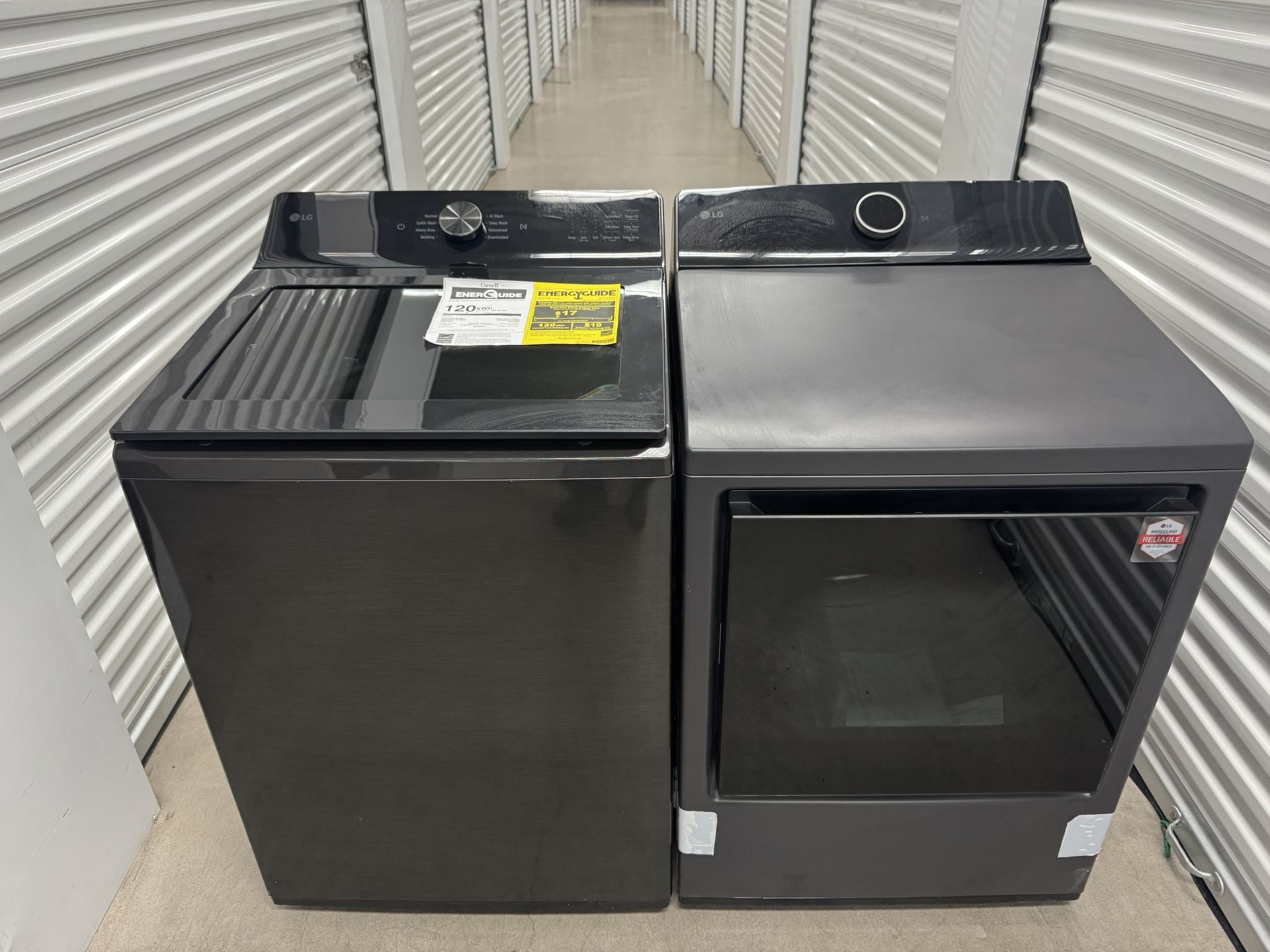 New LG Washer And Electric Dryer