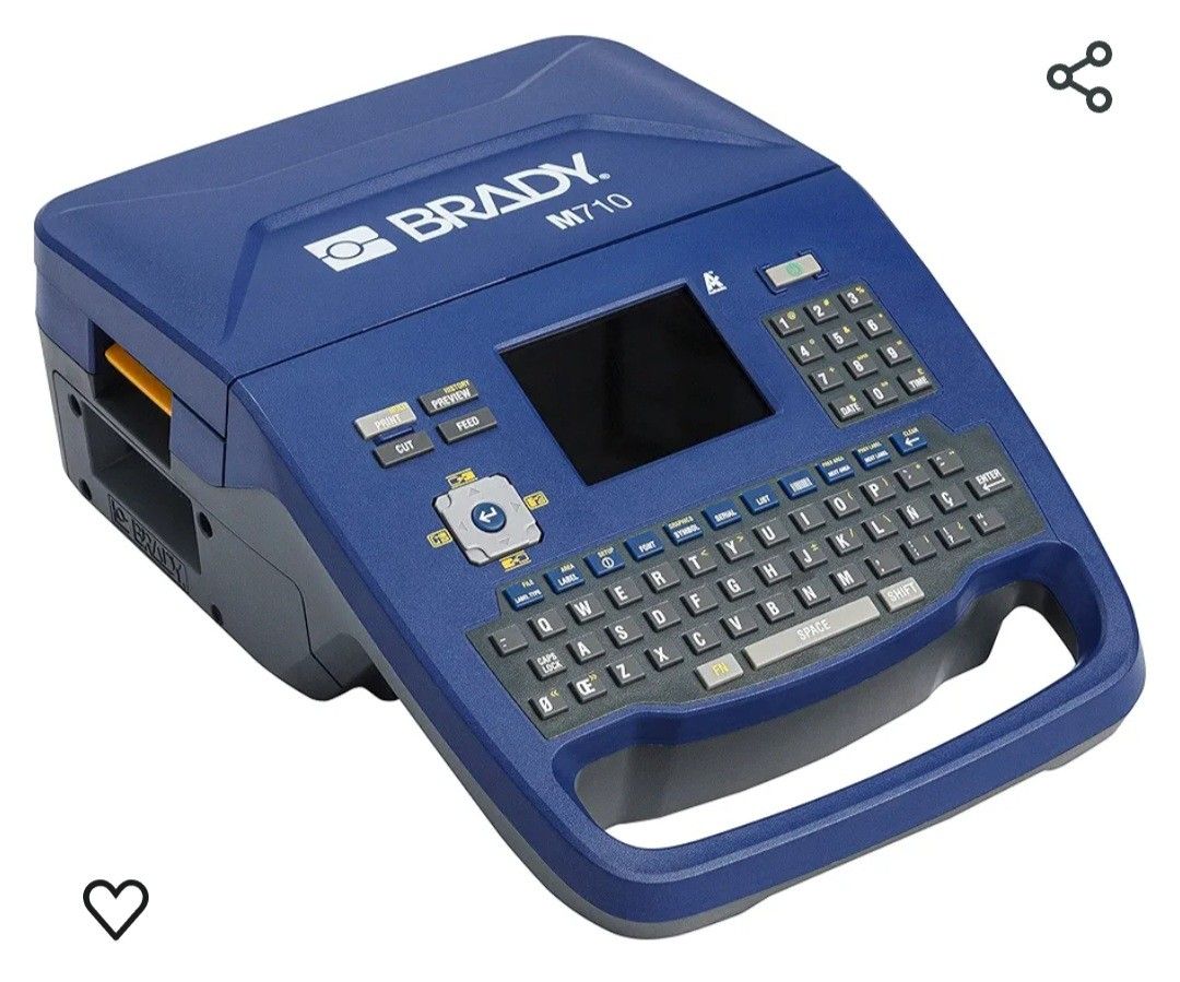 Brady M710 Portable Label Printer. Fastest, Most Advanced Portable Printer That Prints on The Toughest Labels. Replaces BMP71 Blue, Large