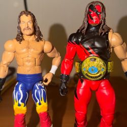 WWE Elite Kane And Jake The Snake 