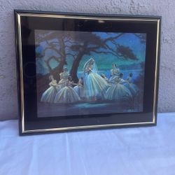 1950’s Signed By Syers Small Black Gold Pitcher Frame 