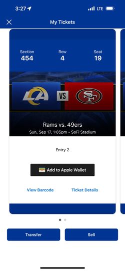 Rams vs 49ers