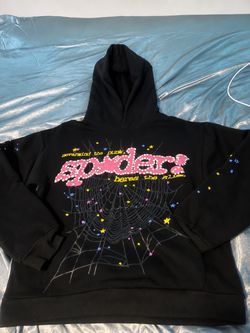 SP5DER Black P*NK V2 Hoodie