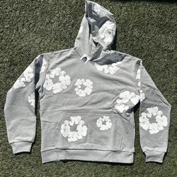 GREY DENIM TEARS HOODIE 