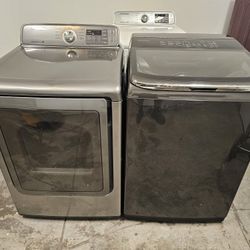 Samsung Top-Load Washer and Dryer Set 