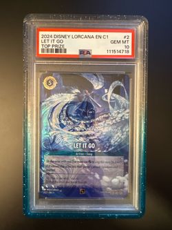 2024 Disney Lorcana EN C1 Challenge Promo Top Prize Foil #2 “Let It Go” PSA 10 Gem Mint