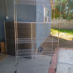 Garage storage organizer shelf 5 tier