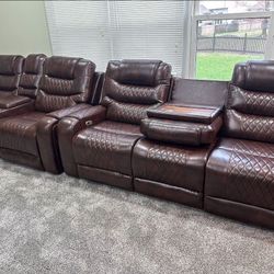 Brand New Power Reclining Couch Set