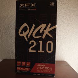 XFX Radeon 6500 XT Graphics Card 4GB