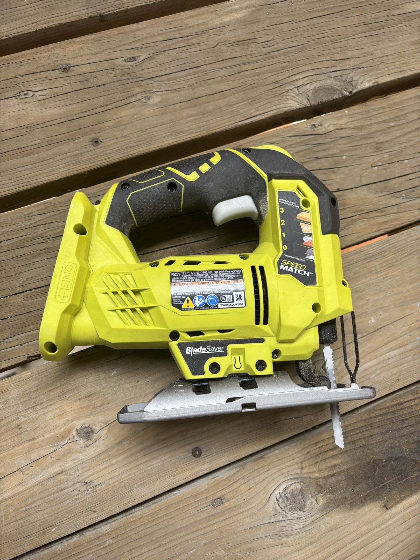 Ryobi 18v Orbital Jig Saw