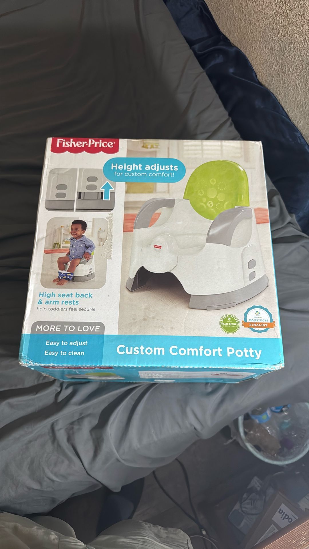 Fisher-Price Custom Comfort Adjustable Potty Training Seat, Green