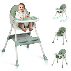 NEW. Never used. In its box.

Date of manufacture: March 2026

"Ktaxon Baby High Chair"