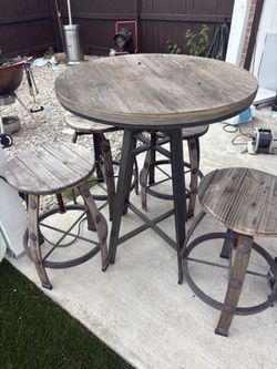 Table And Stools