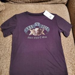 NWT Guns N Roses Boys Short Sleeve T-Shirt Black Size 5T