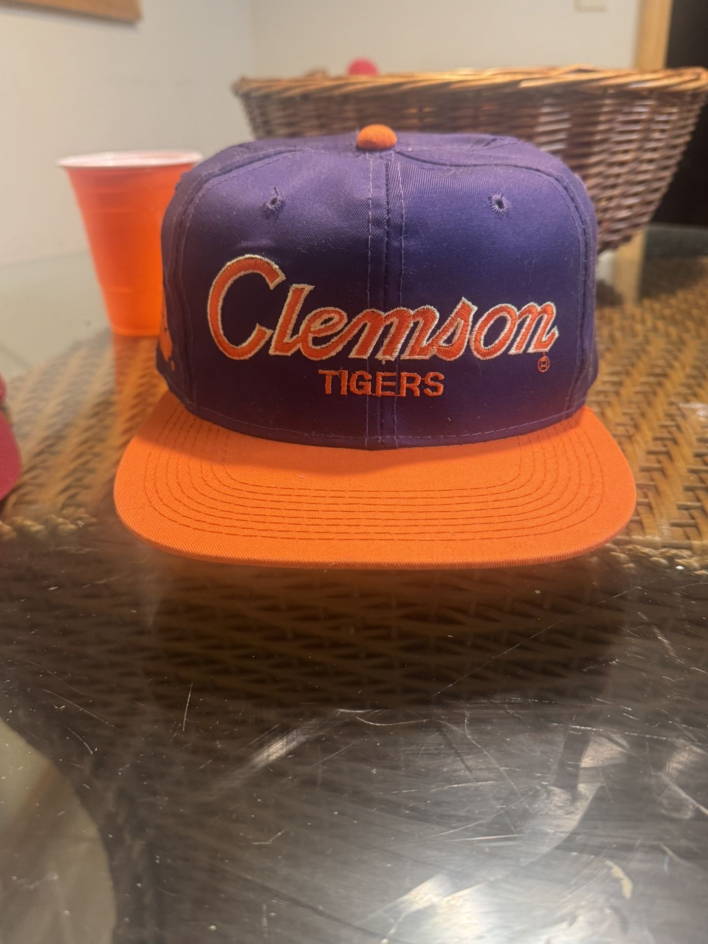 Vintage Clemson Tigers Snapback Hat
