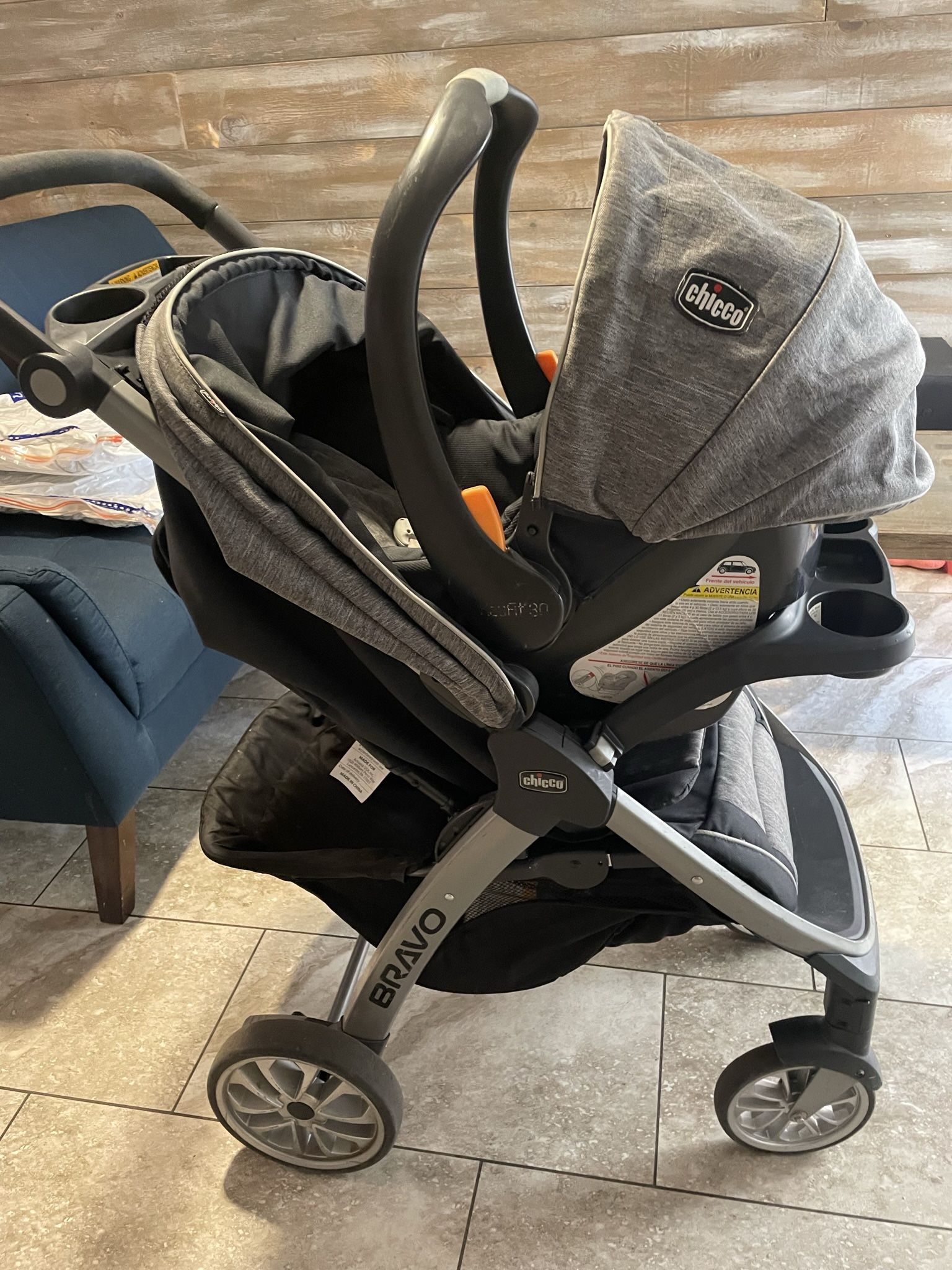 Used chicco bravo stroller cheap