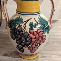 Vintage Authentic Italian Double Handled Vessel.