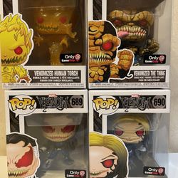 LIMITED EDITION Venomized Fantastic Four Funko Pops $120 For All Or $30 Each