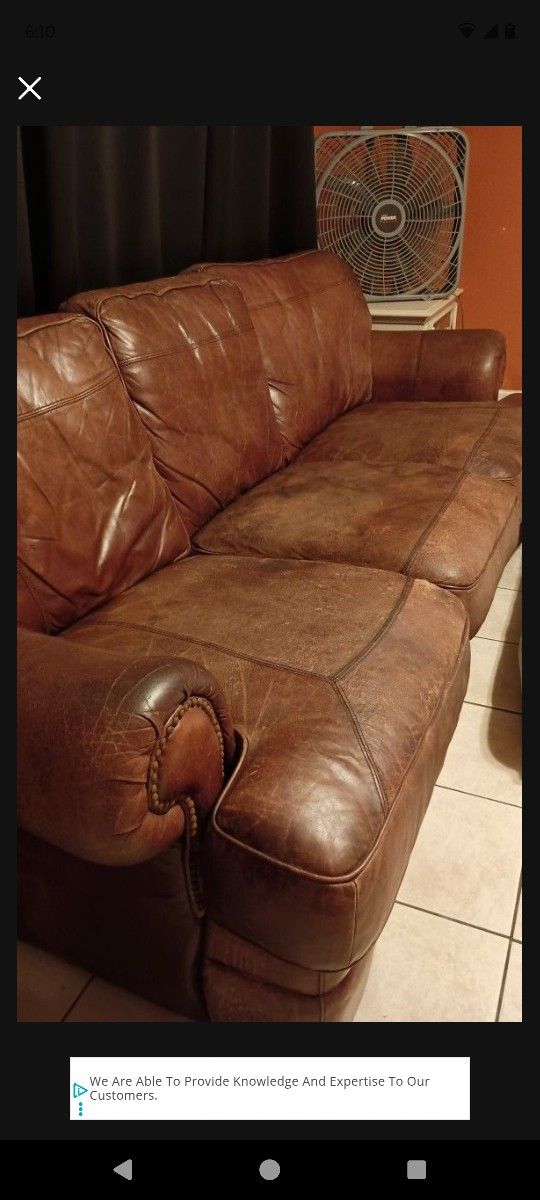 Leather Sofa