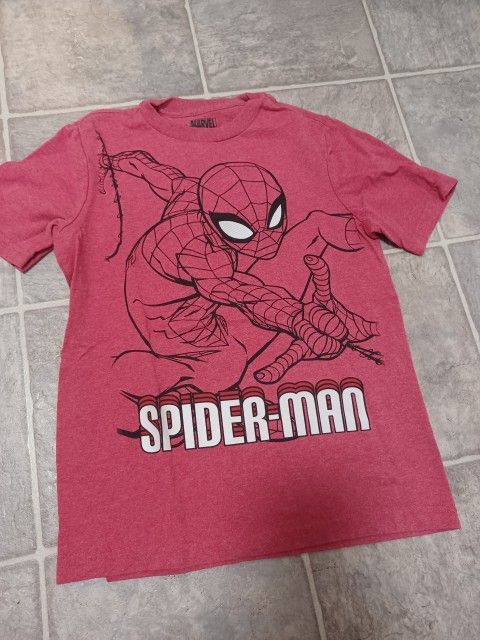 Marvel Spider-Man T-Shirt, Red, Size 6/7