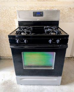 Whirlpool gas range self-clean oven