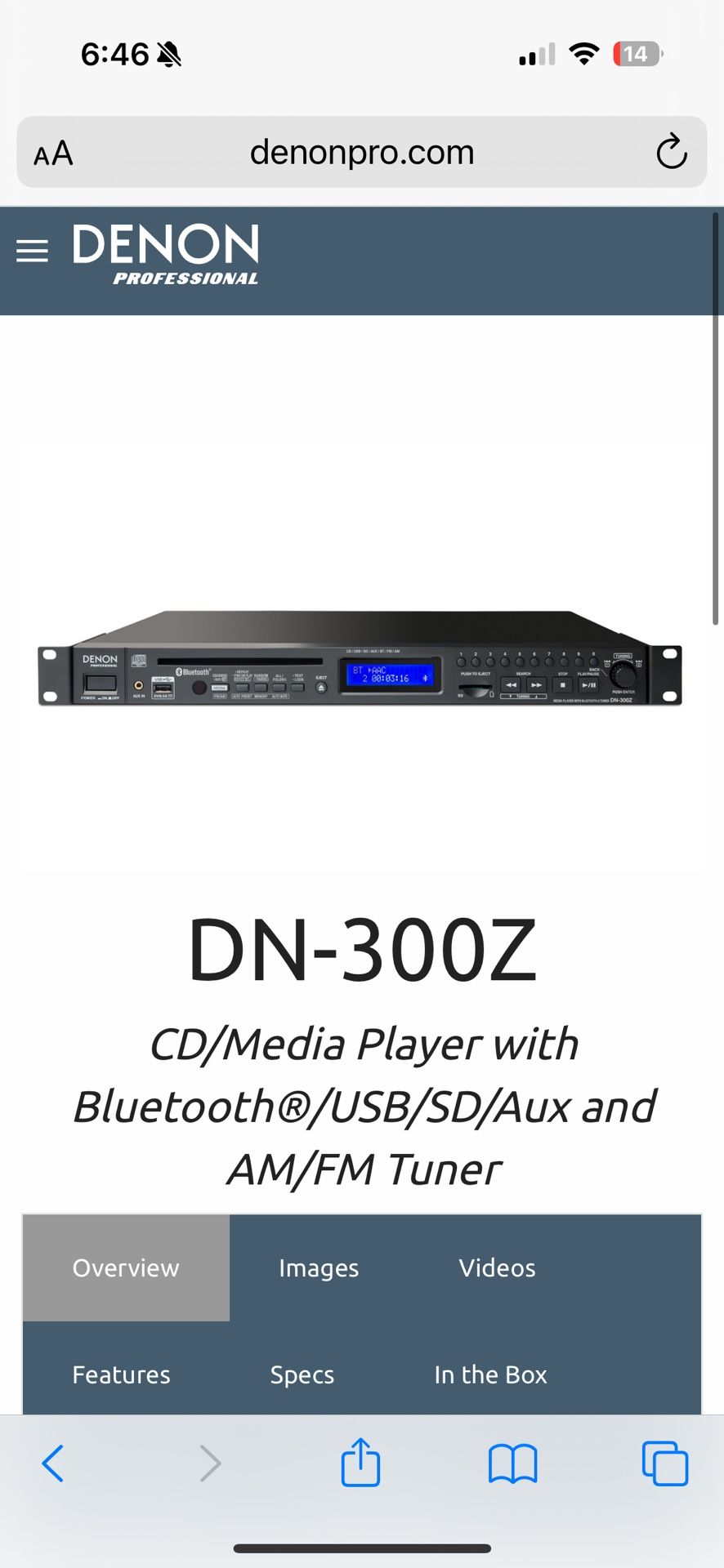 Brand New JBL Speaker And Denon Audio Receiver System For DJ Or Large Area